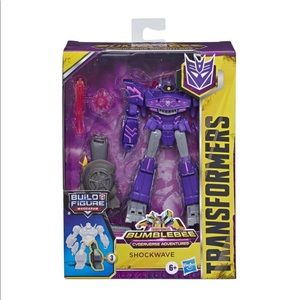 Transformers Bumblebee Cyberverse Adventures Deluxe Shockwave Action Figure (5")